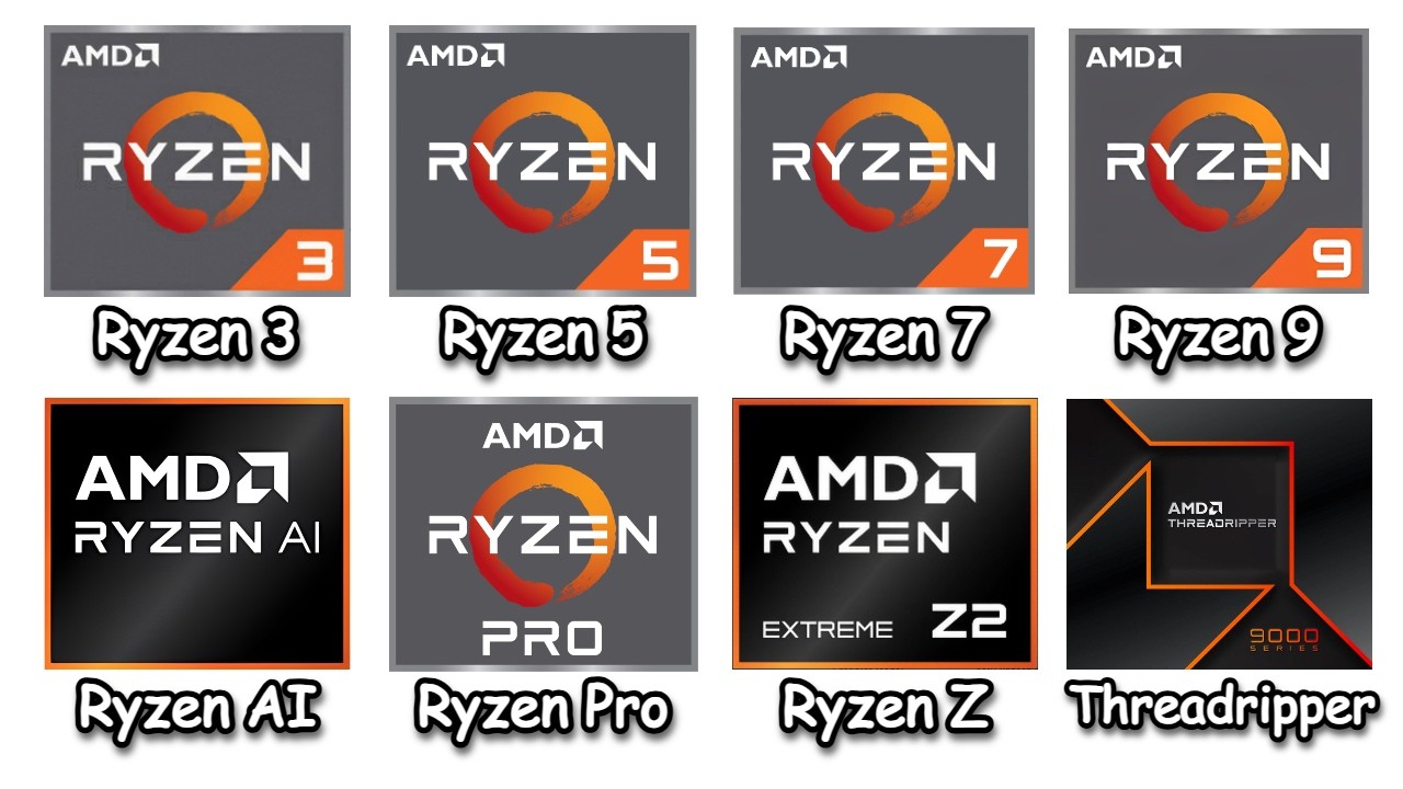 Every AMD Ryzen CPU Explained: Ryzen 3, 5, 7, 9, AI, Pro & Threadripper