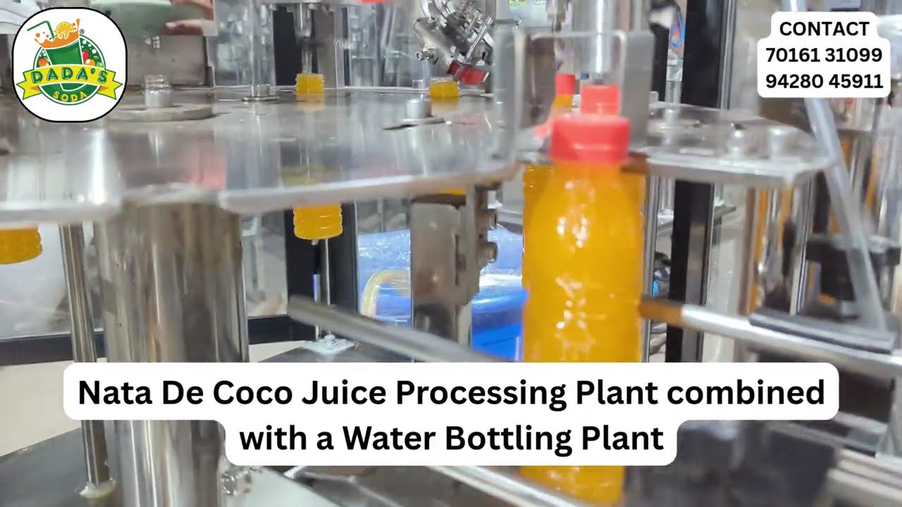 Nata De Coco Juice Plant + Water Bottling Plant, Juice Filling Machine | Most Trending Business 2026