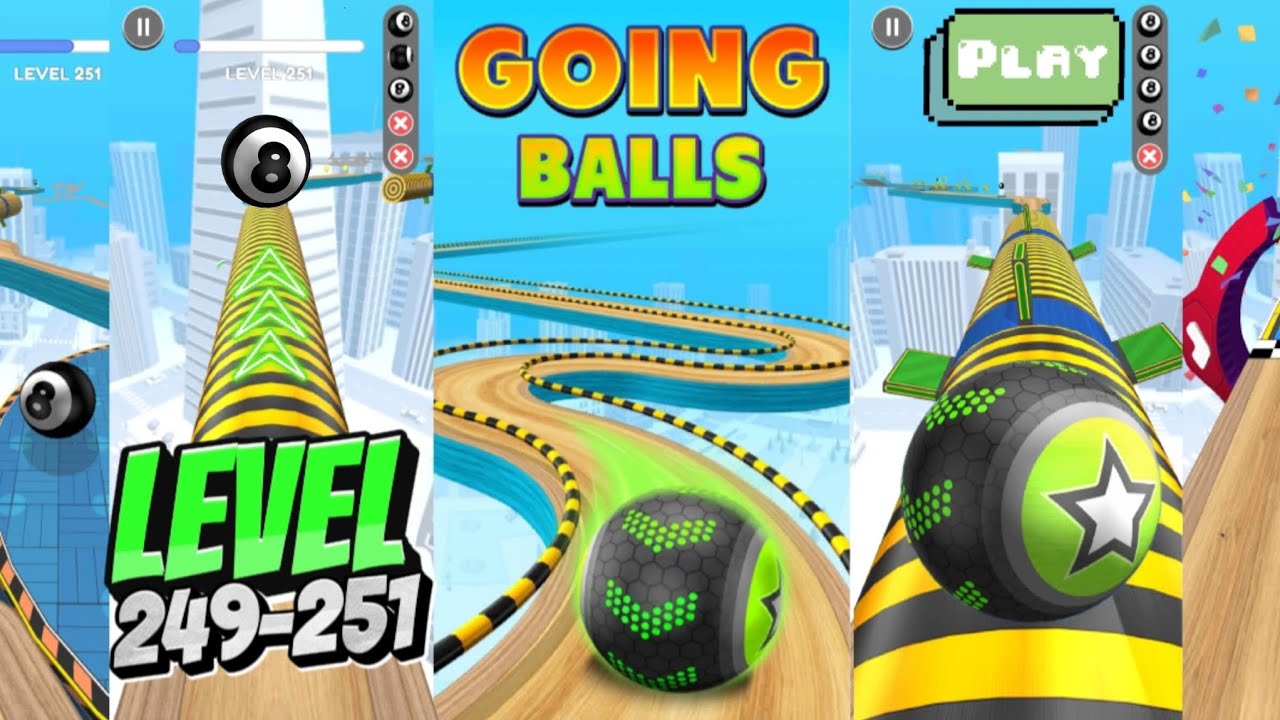 Going Balls SpeedRun Gameplay - Level 249-251