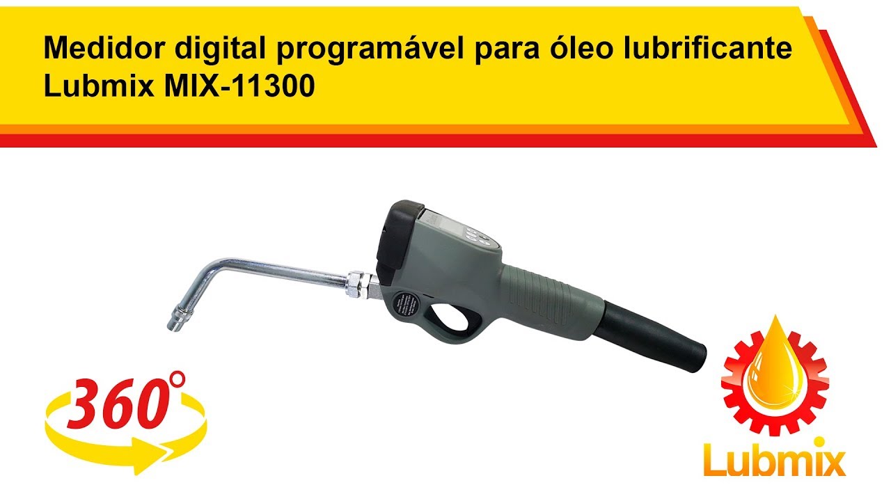 Medidor digital program&aacute;vel para &oacute;leo lubrificante Lubmix MIX-11300