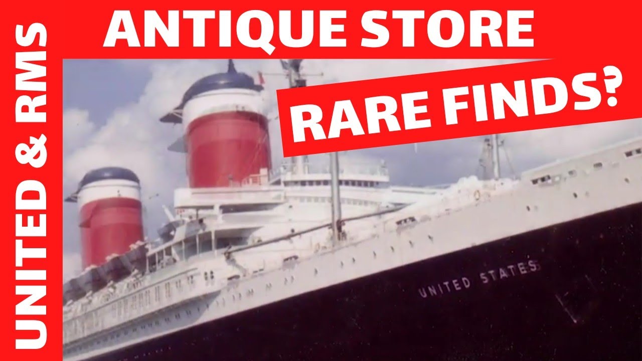Vintage Rare Items SS United States RMS Queen Mary