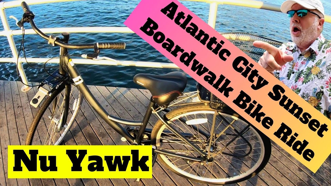 🟡 Atlantic City | Beautiful End Of Summer Bike Ride On The Atlantic City Boardwalk! Ride With Me!