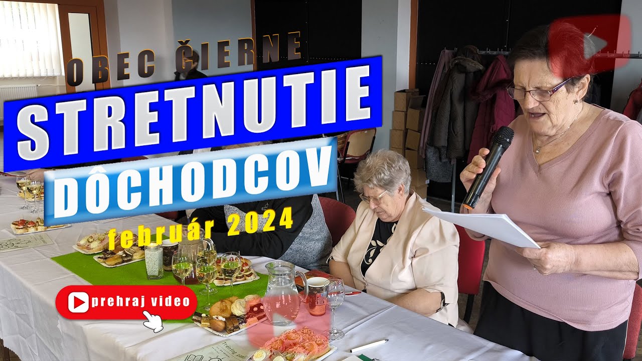Dôchodcovia z Čierneho sa stretli na výročnej schôdzi, zvolili novú predsedníčku