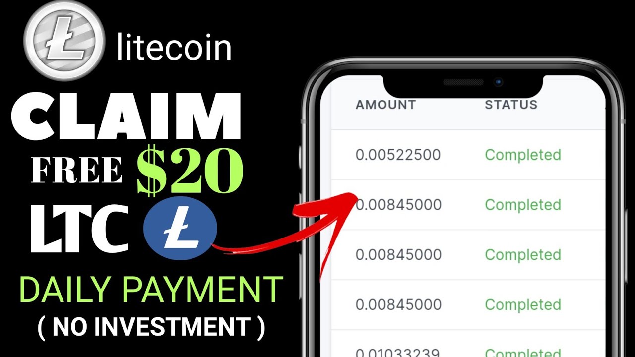 CLaim FREE $20 In Litecoin(LTC) Crypto Daily For Free|No Mining|❗No Investment|LTC Price Prediction.