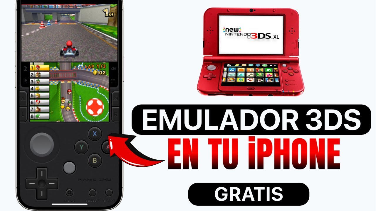 JUEGA YA! EMULADOR DE NINTENDO 3DS Y MÁS PARA iPHONE Y iPAD TODAS LAS VERSIONES