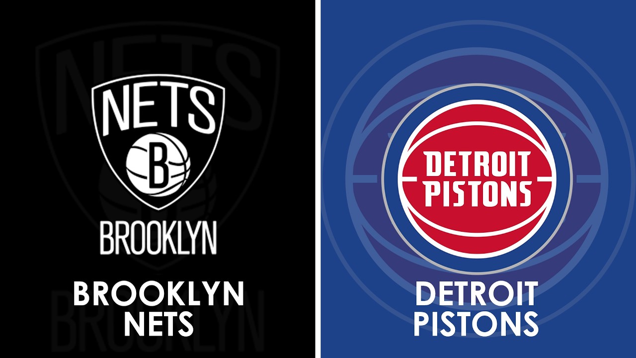 Brooklyn Nets vs Detroit Pistons NBA Live Scoreboard