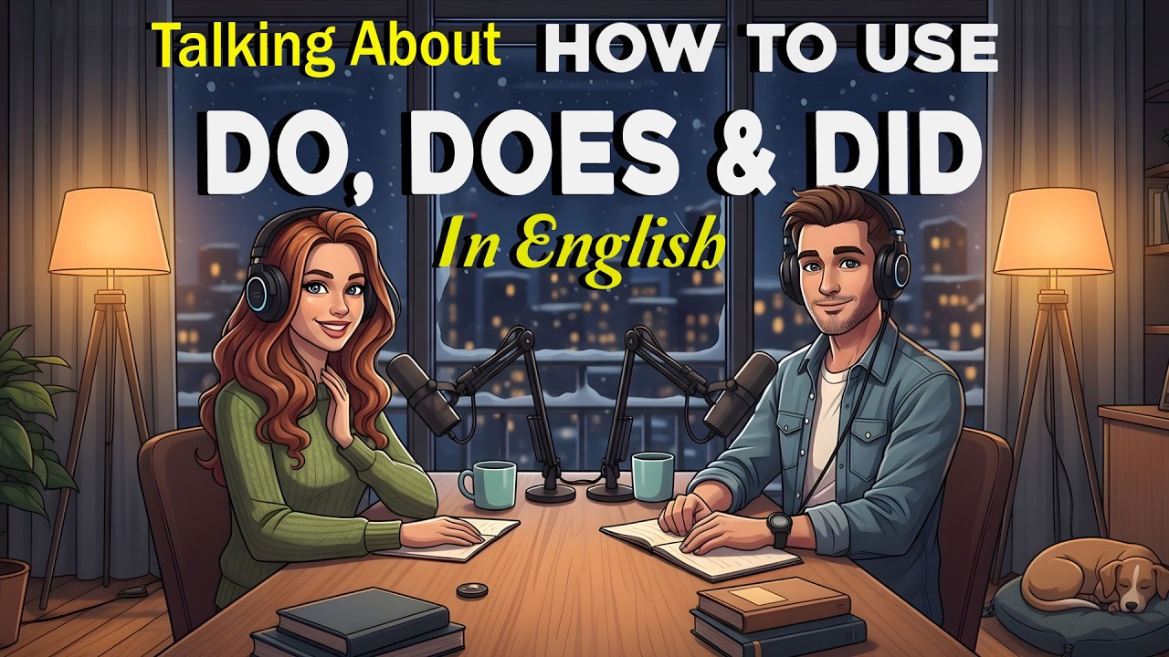 How to use Do, Does & Did in English | Easy English Conversation Practice