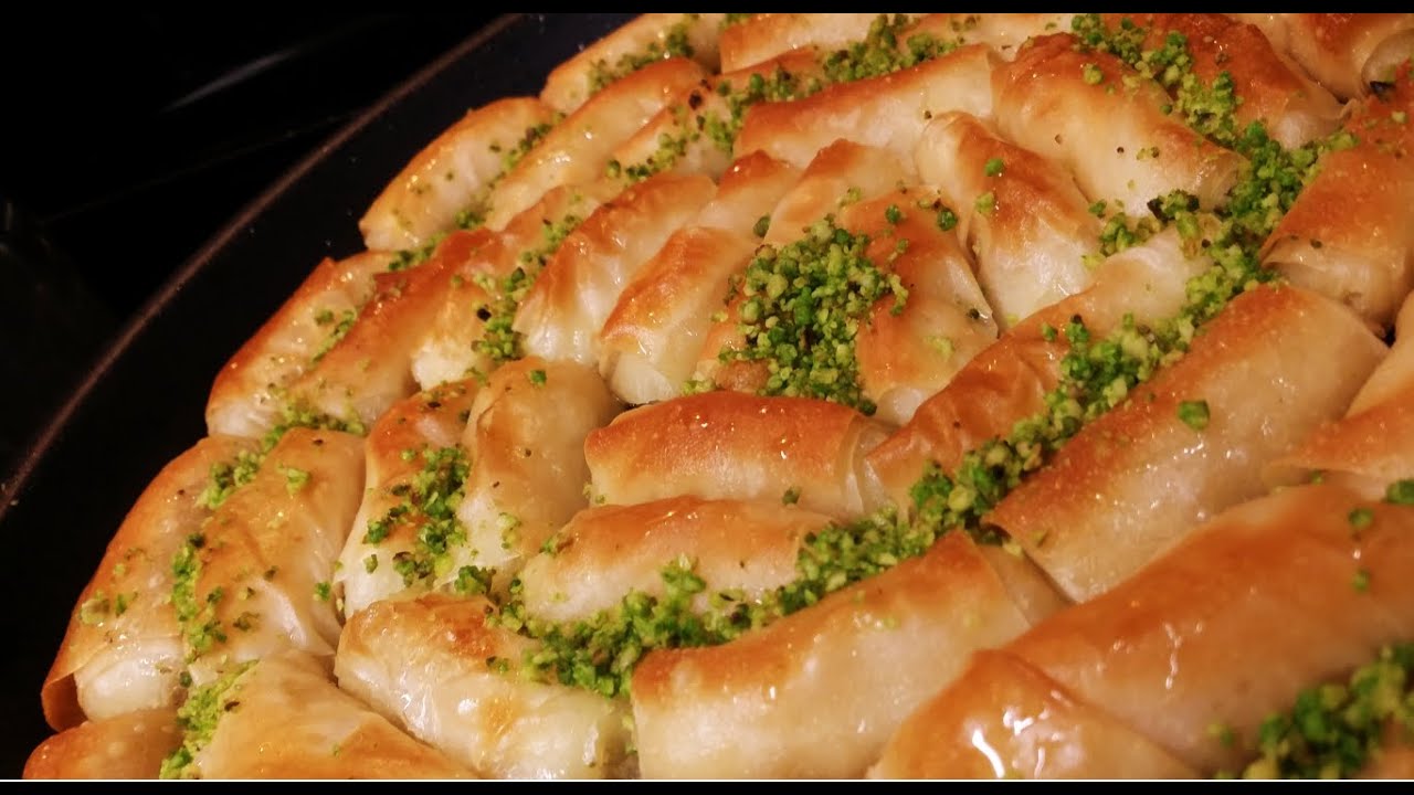 زنود الست 👈مع طريقه عمل العجينه الورقيه(غير المطبوخه) لكل الحلويات💖 ..جدا سهله ومضمونه ..