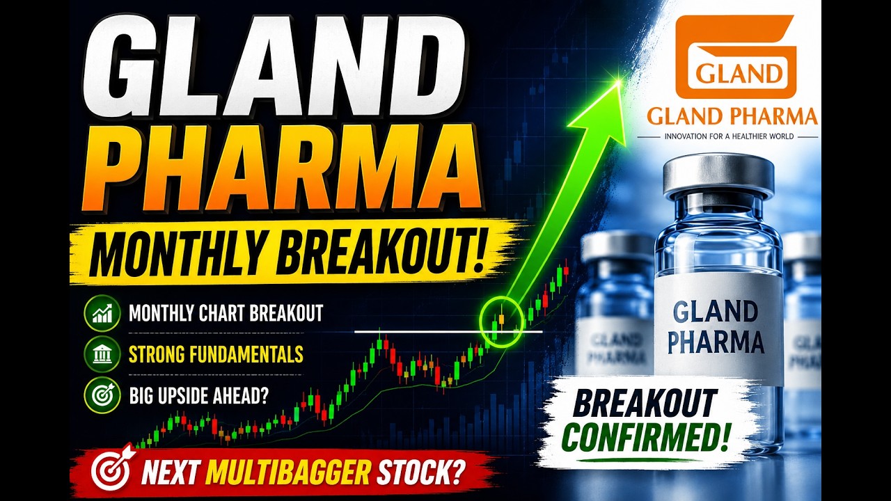 🚀 Gland Pharma Monthly Breakout! | Multibagger Stock for 2026? | Stock Analysis in Hindi