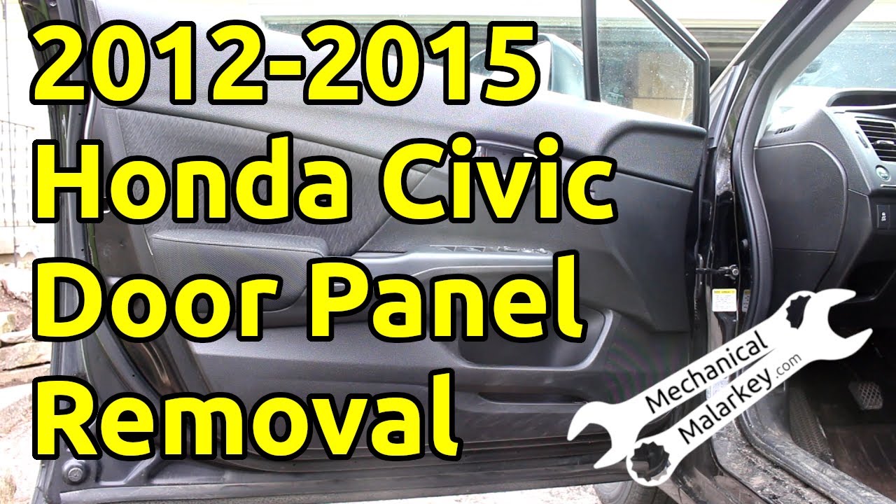 2012-2015 Honda Civic Door Panel Removal
