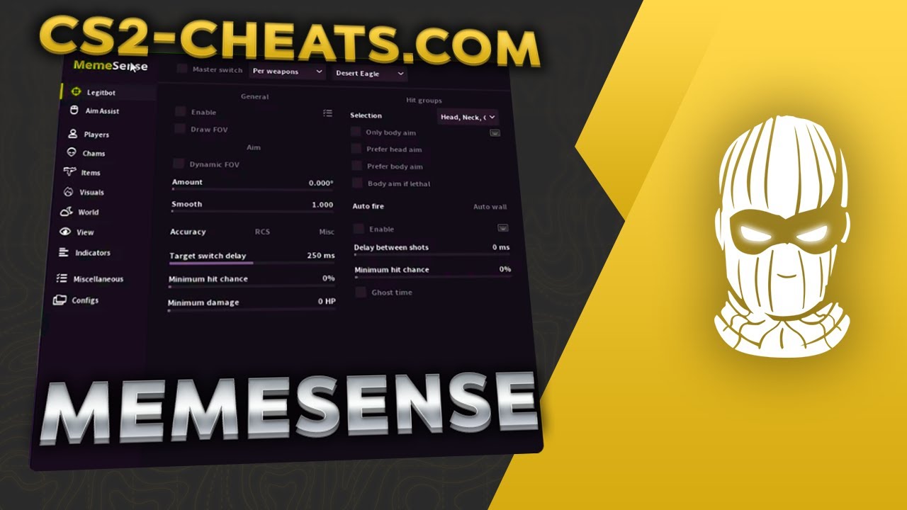 Memesense CS2 Cheat Showcase by CS2-Cheats.com