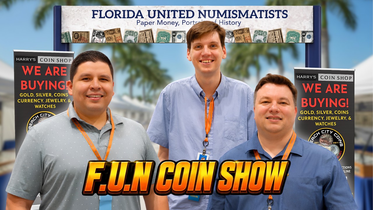 We Flew 2,000+ Miles to the 2026 FUN Coin Show! | Harry's Coin Shop & Beach City Coins