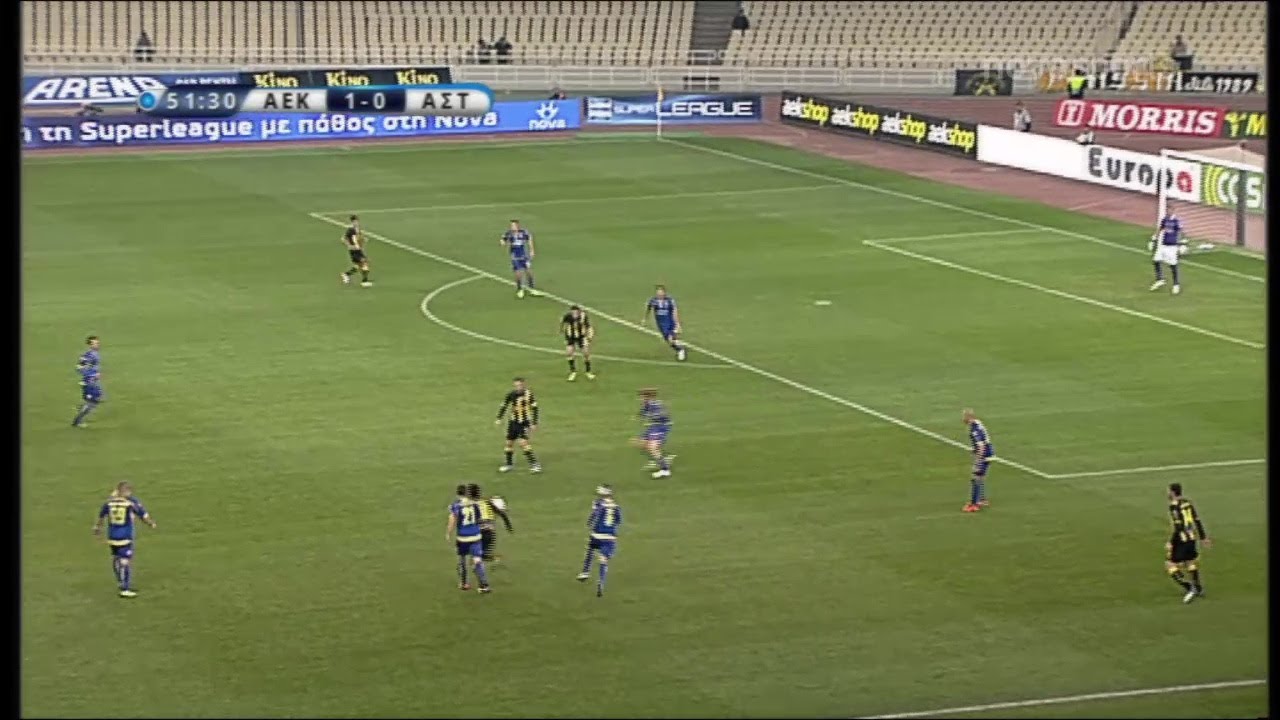 ΑΕΚ - Αστέρας Τρίπολης(2-0), 19/11/2011