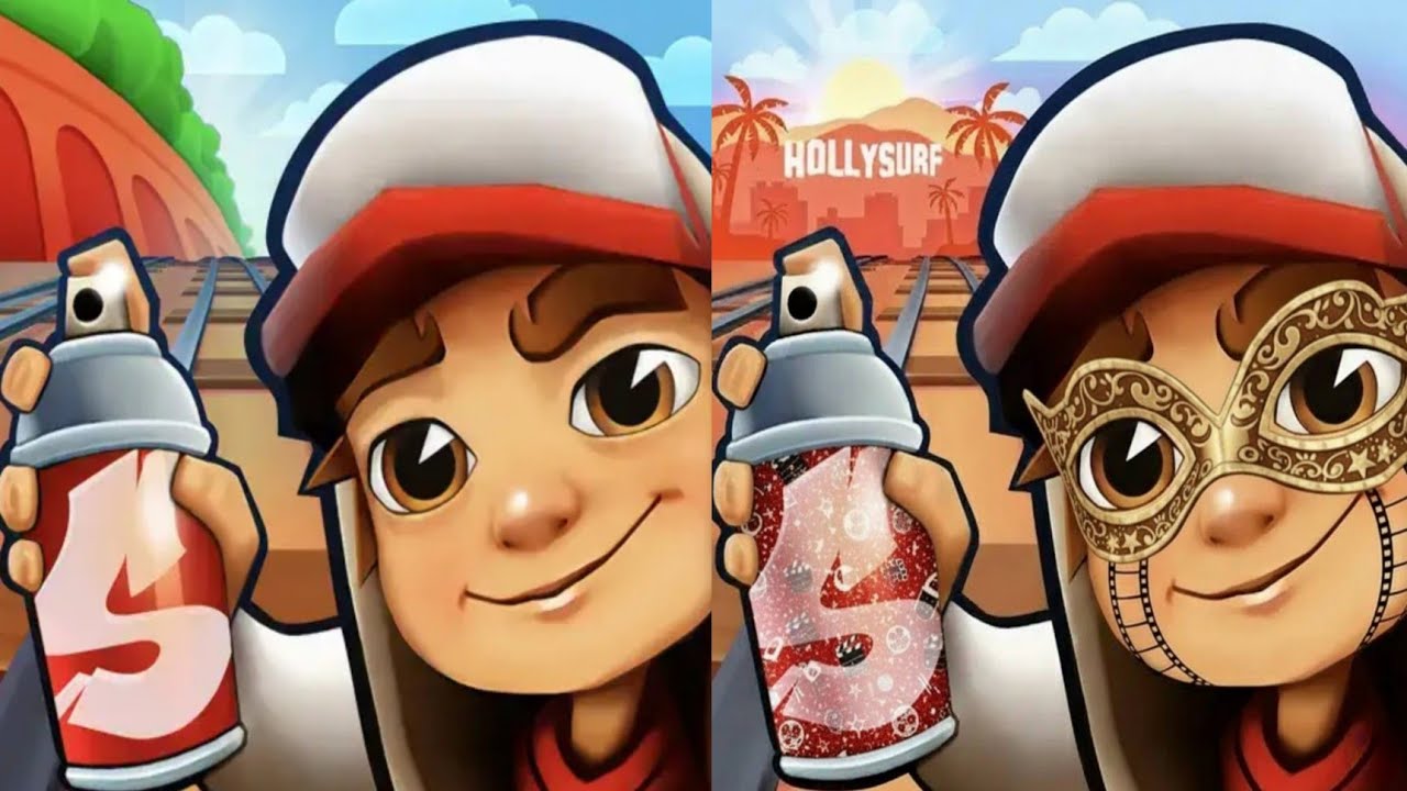 subway surfers : Subway Classic 2024 🆚 Hollywood 2026 Map Comparison 