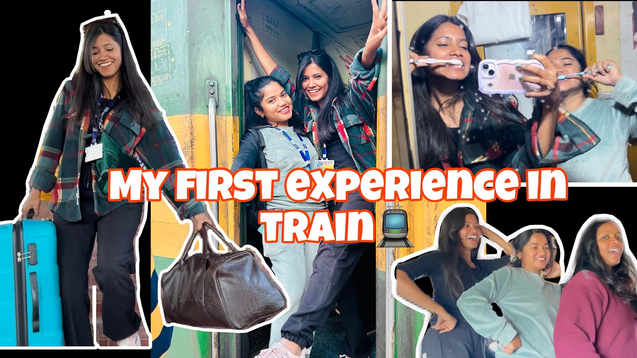 MERE LIFE KA PEHLA TRIP💃🏻💫 AND PEHLA TRAIN🚊🥹|| MV vlog