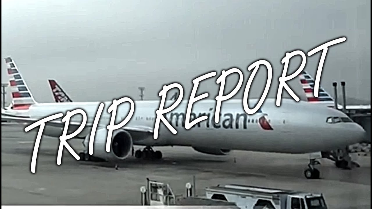 American Airlines Boeing 777-300ER Business Class Trip Report / Flight Review [MIA to GRU]