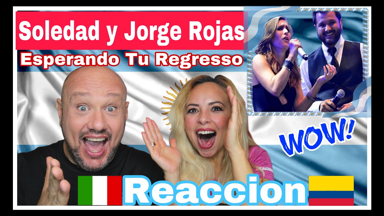 🇦🇷 😍 Soledad - Jorge Rojas  Esperando Tu Regreso ♬ Reaccion and Analysis 🇮🇹 Italian And Colombian 🇨🇴
