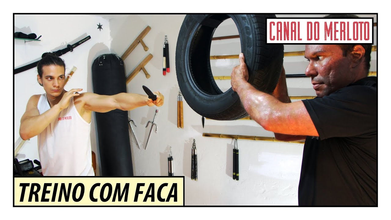 TREINO DE KALI COM FACA PARA SITUAÇÃO REAL