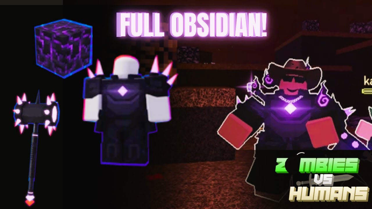 FULL OBSIDIAN Gameplay! | Roblox Zombies VS Humans