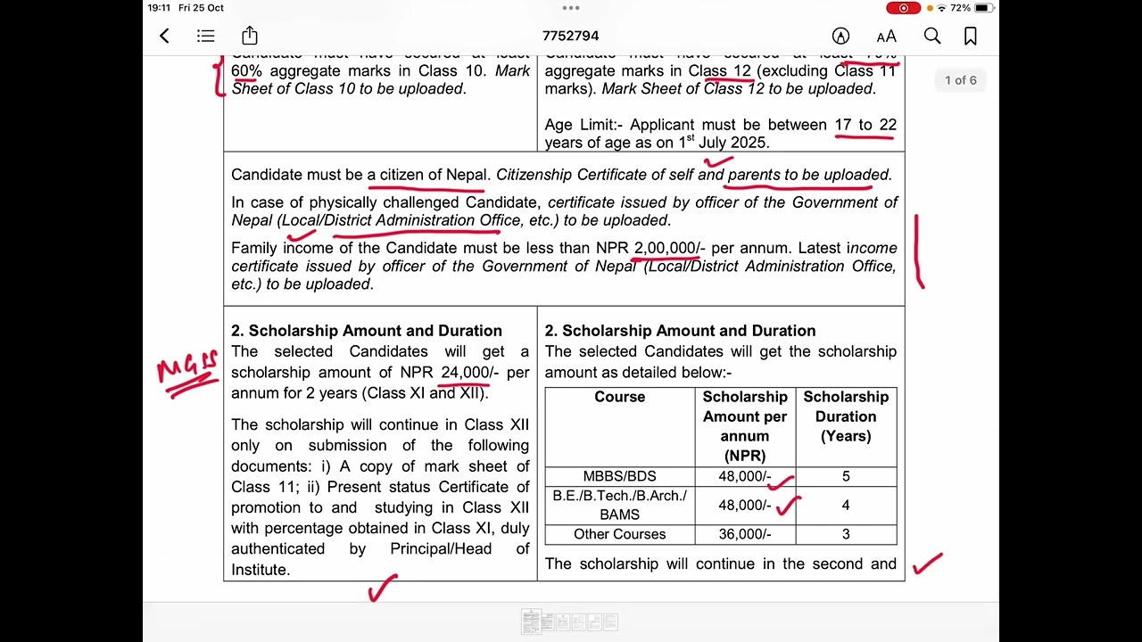 MAHATMA GANDHI AND GOLDEN JUBILEE SCHOLARSHIP SCHEME FOR NEPALESE STUDENTS 2024
