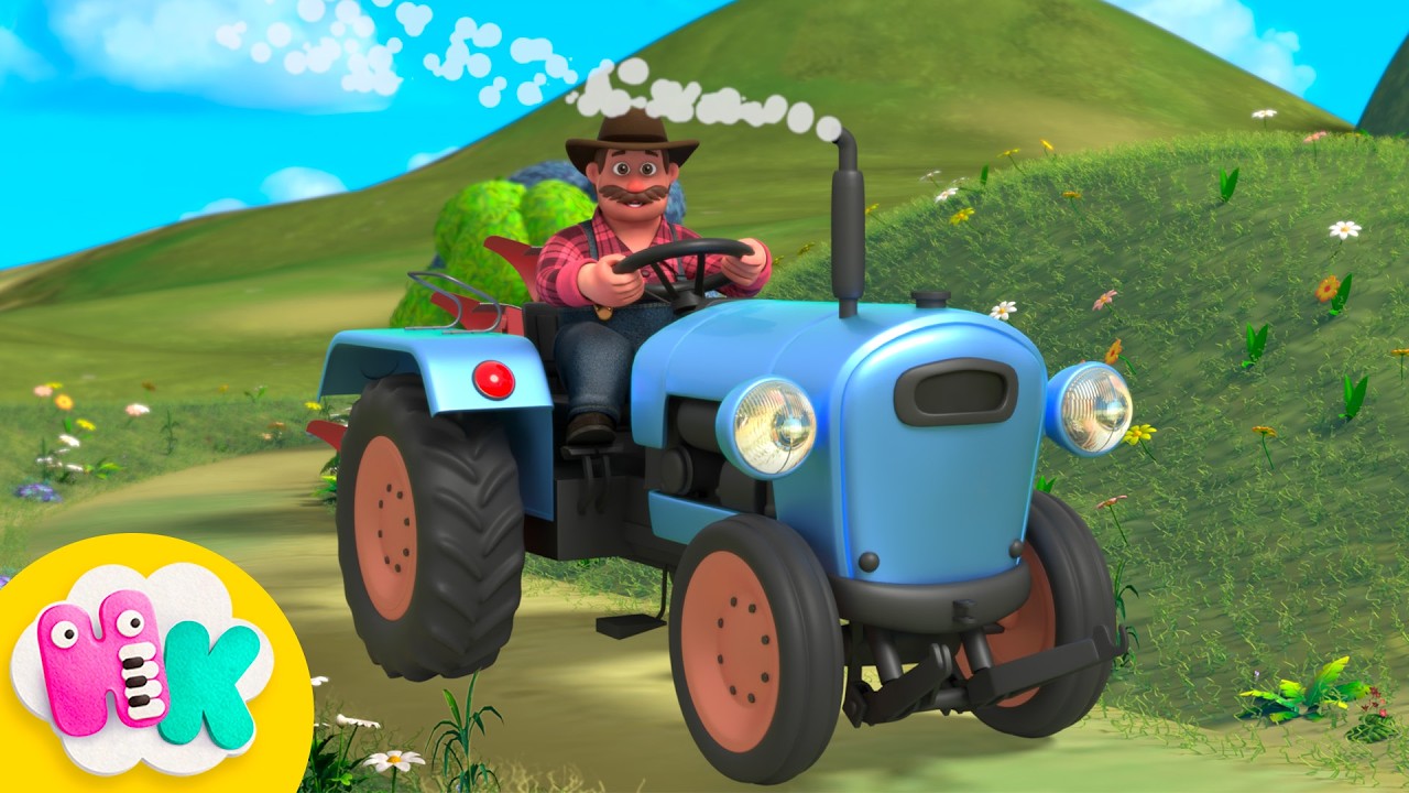 Canzone del trattore | cartoni trattori per bambini | HeyKids Italiano