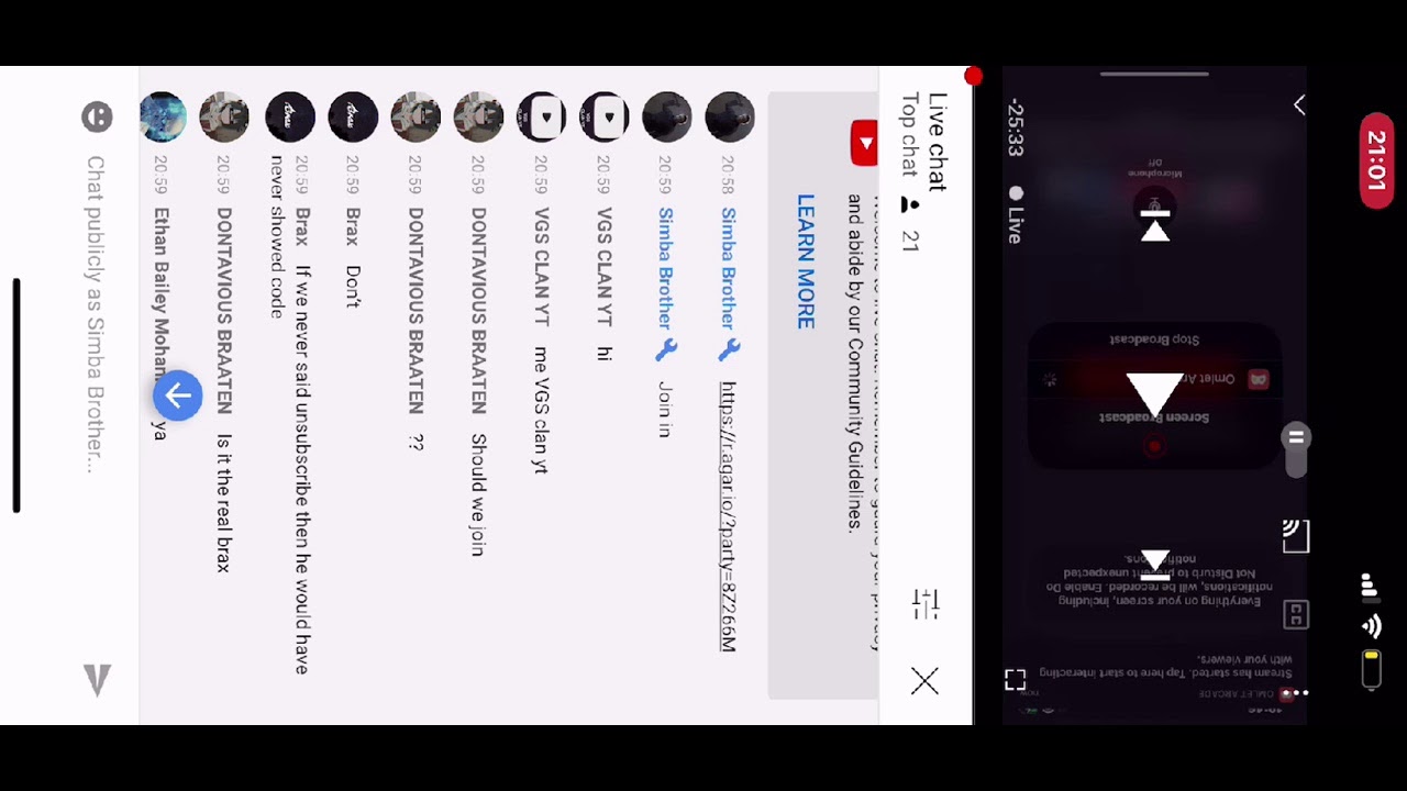 Agar.io mobile livestream♥️♥️region eu central 1 ♥️