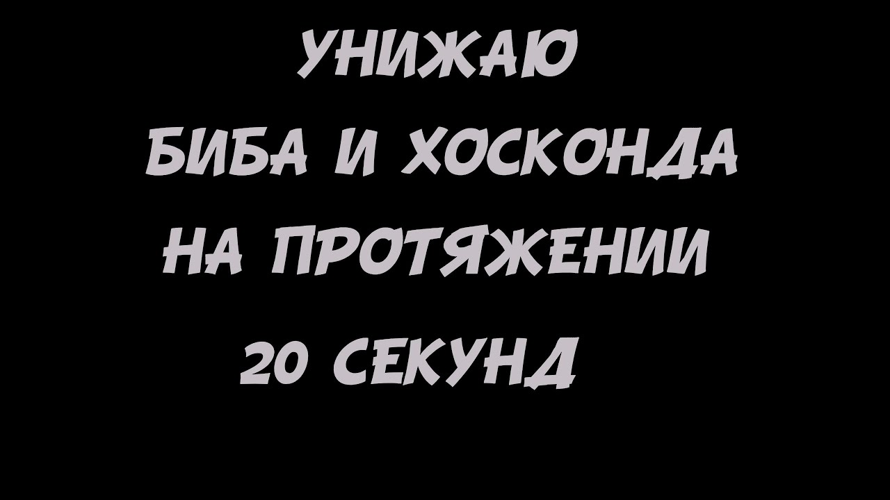 Унижая Хосконда и Биба на протяжении 20 секунд (part 2)