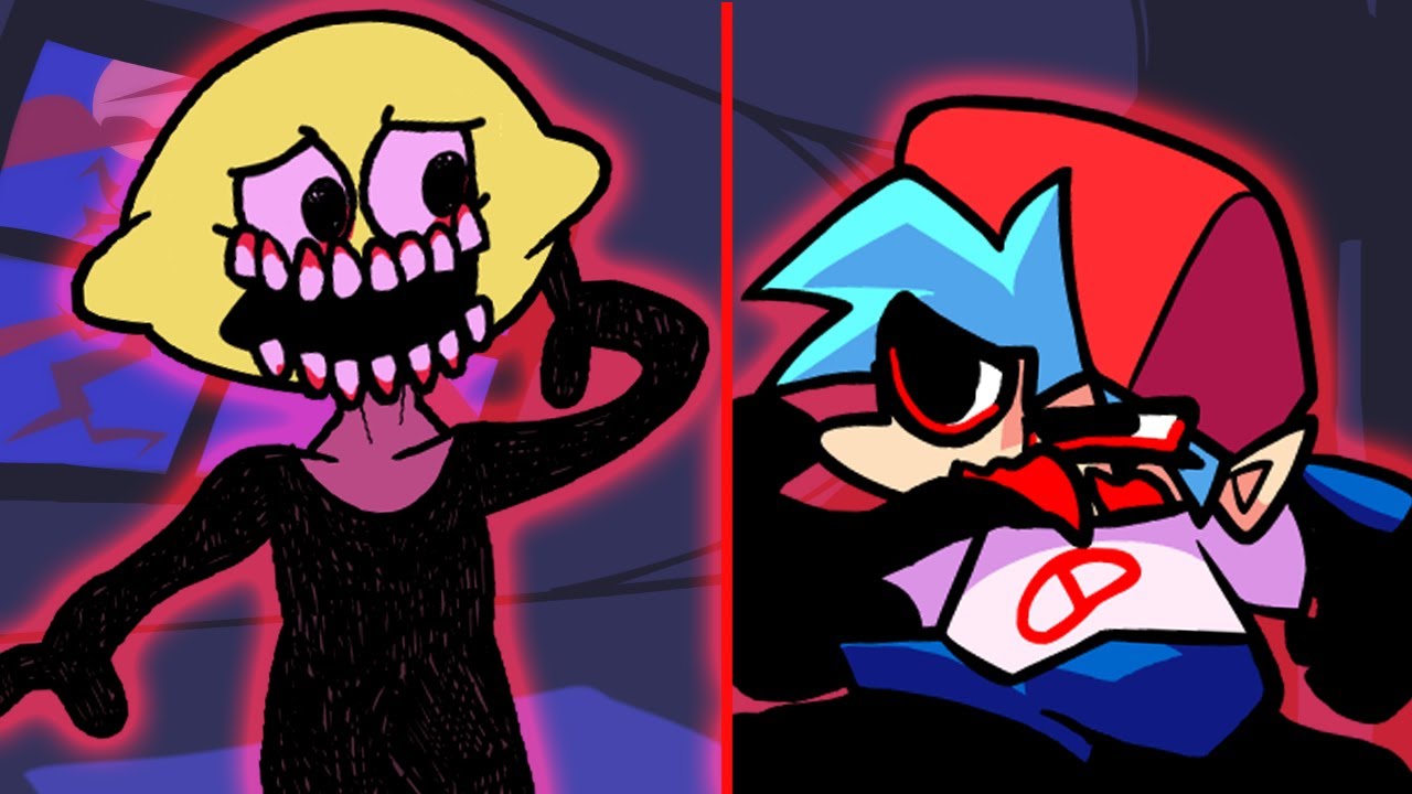 FRIDAY NIGHT FUNKIN MONSTER BOYFRIEND vs SCARED MONSTER