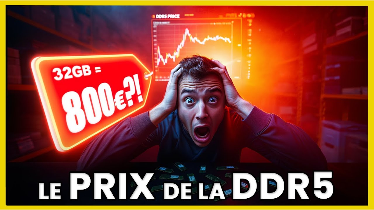 800&euro; les 32Go ?! Le futur CAUCHEMAR du prix de la RAM (Pr&eacute;dictions 2026-2028).
