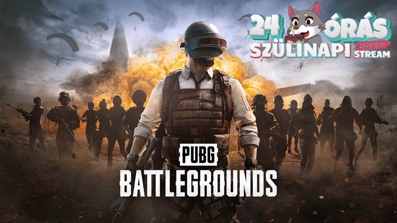 PUBG - 24 &Oacute;R&Aacute;S SZ&Uuml;LINAPI STREAM - 10.31.