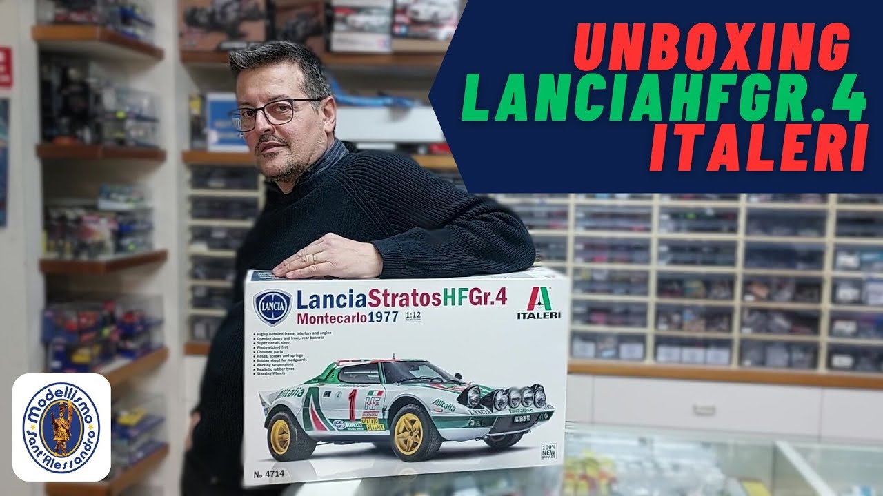 UNBOXING LANCIA STRATOS ITALERI