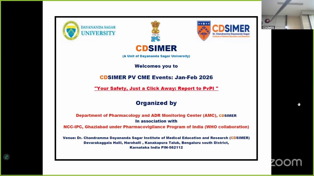 CDSIMER PV CME events 2026 - Scientific cum Valedictory Program