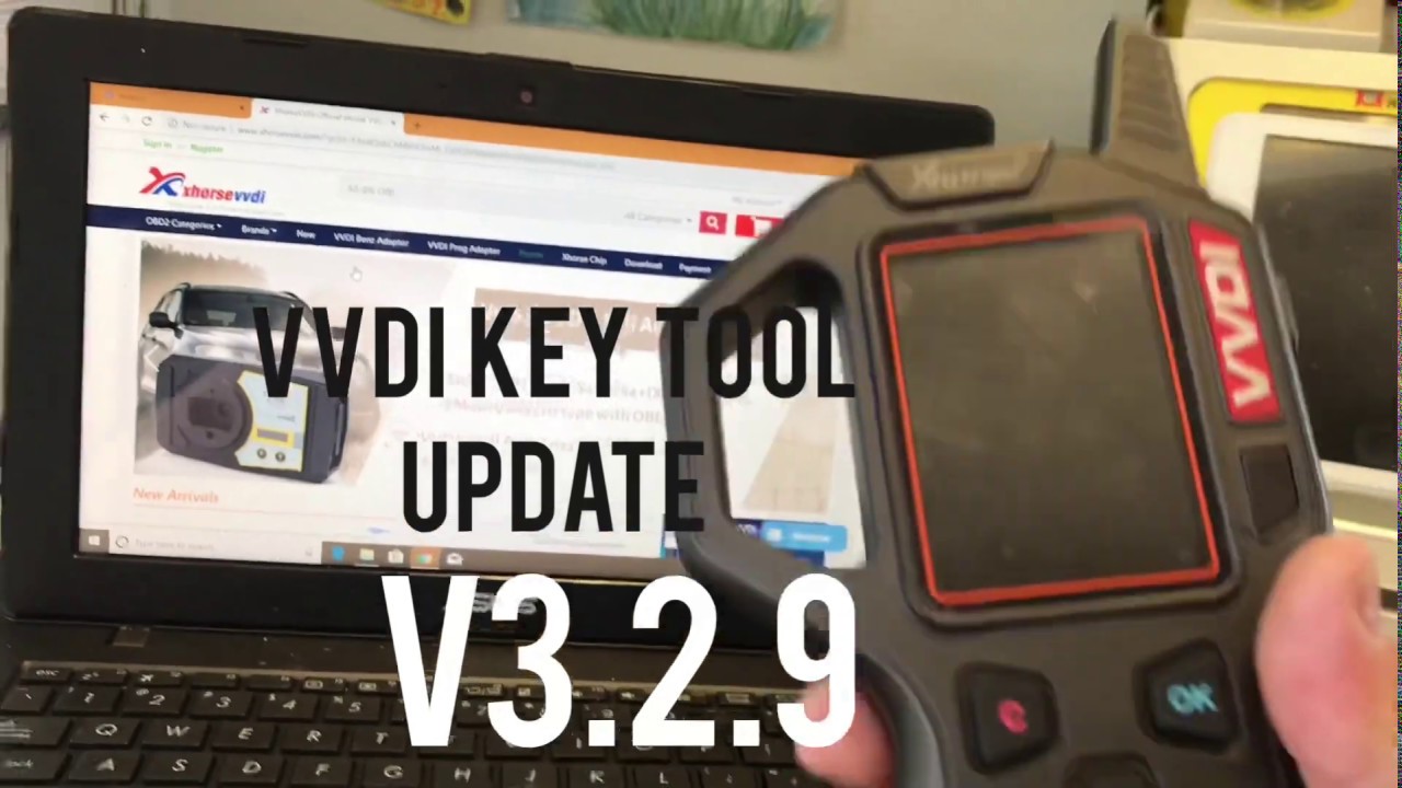 ОБНОВЛЕНИЕ ПРОГРАММНОГО ОБЕСПЕЧЕНИЯ КЛЮЧЕВОГО ИНСТРУМЕНТА VVDI V3.2.9