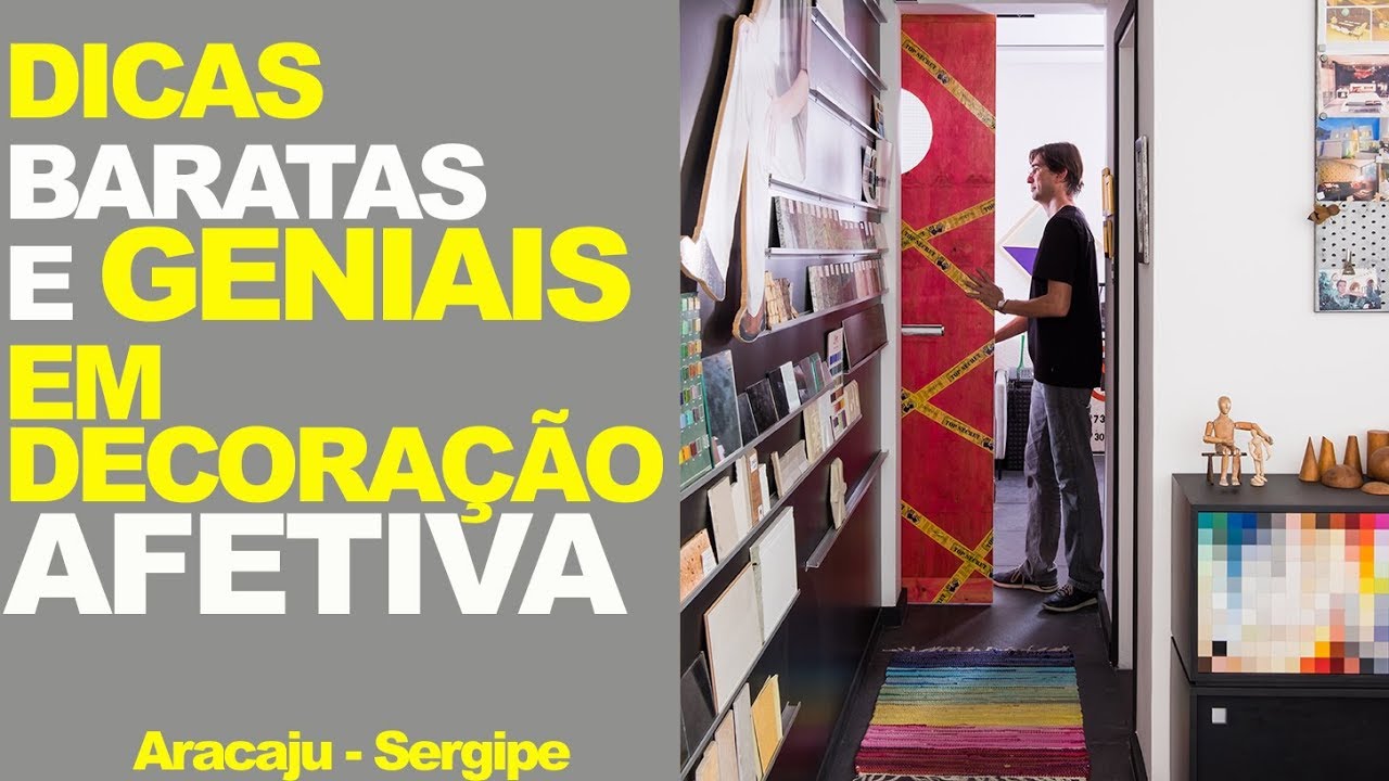 DICAS BARATAS E GENIAIS - APTO PEQUENO E ESCRITÓRIO JUNTOS - DECORAÇÃO AFETIVA
