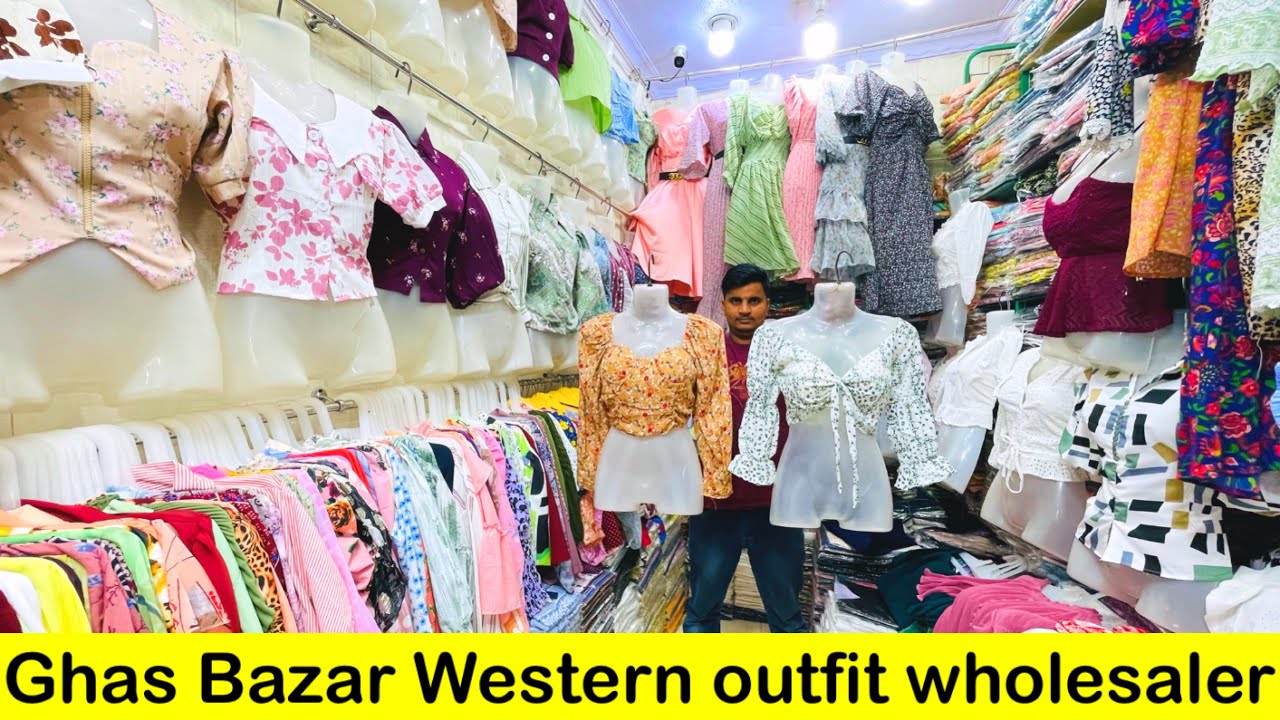 Ghas Bazar Western Top Wholesale Market | Ladies Western Tops Wholesaler Mumbai |