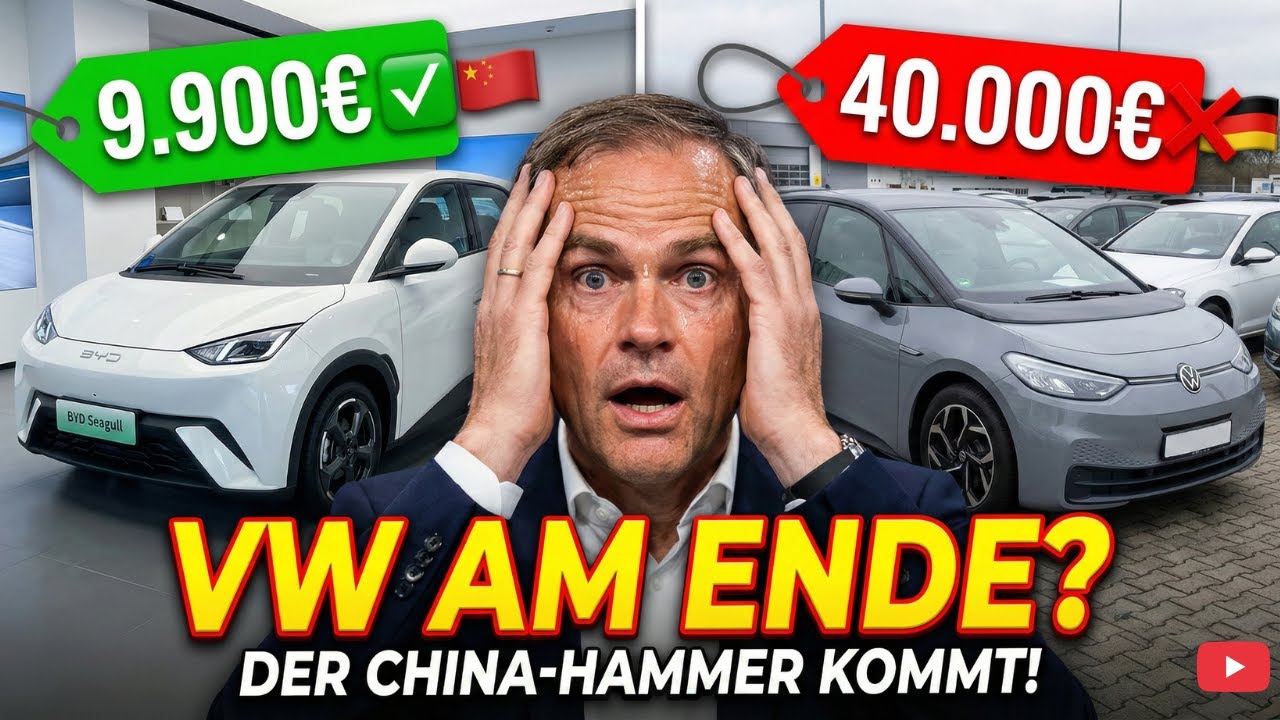 10 000€ E Auto Der China Hammer schockt VW & Tesla! 🇨🇳🔨#EDriveNachrichten