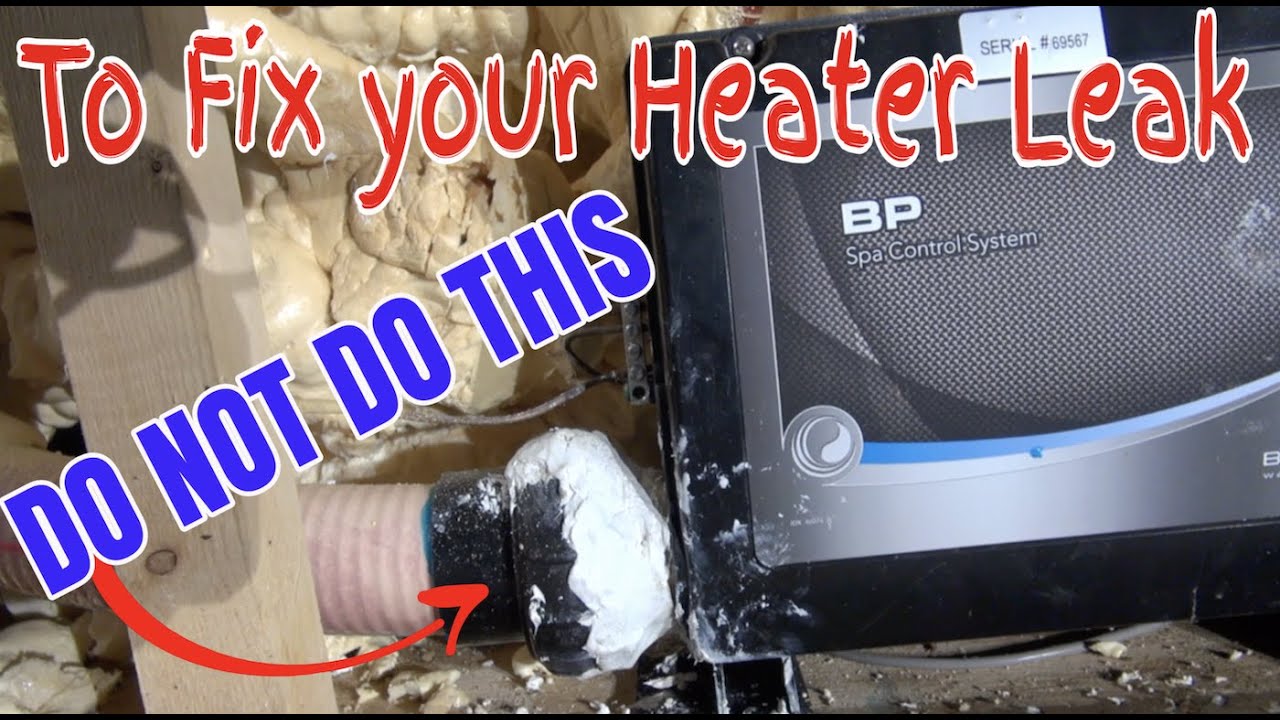 Don't Do This!!! Heater Split Nut and Gasket Spa Guy How To Series