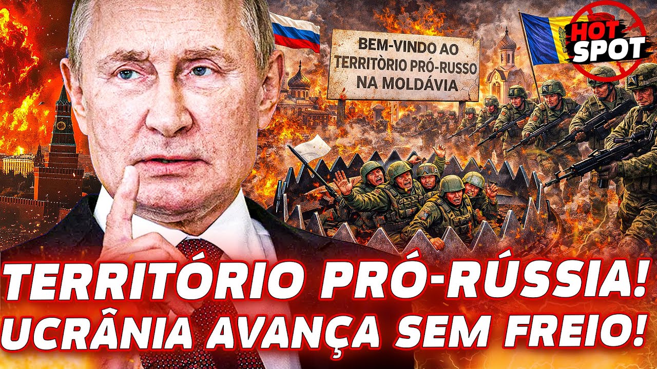 💣 Território PRÓ-RÚSSIA na Moldávia acabou! Soldados de Moscou encurralados! | Ponto Quente