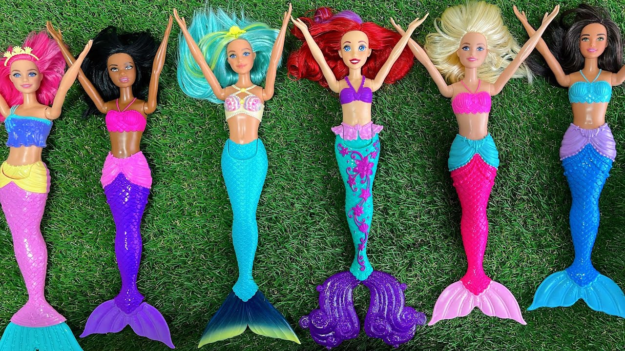 Disney Princess Doll Makeover ~ DIY Miniature Ideas For Barbie ~ Wig, Dress, Faceup, andMore! DIY 