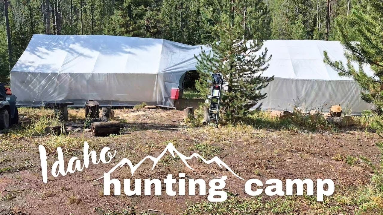 Off Grid Hunting Camp Tour ~PLUS~ kitchen setup!!