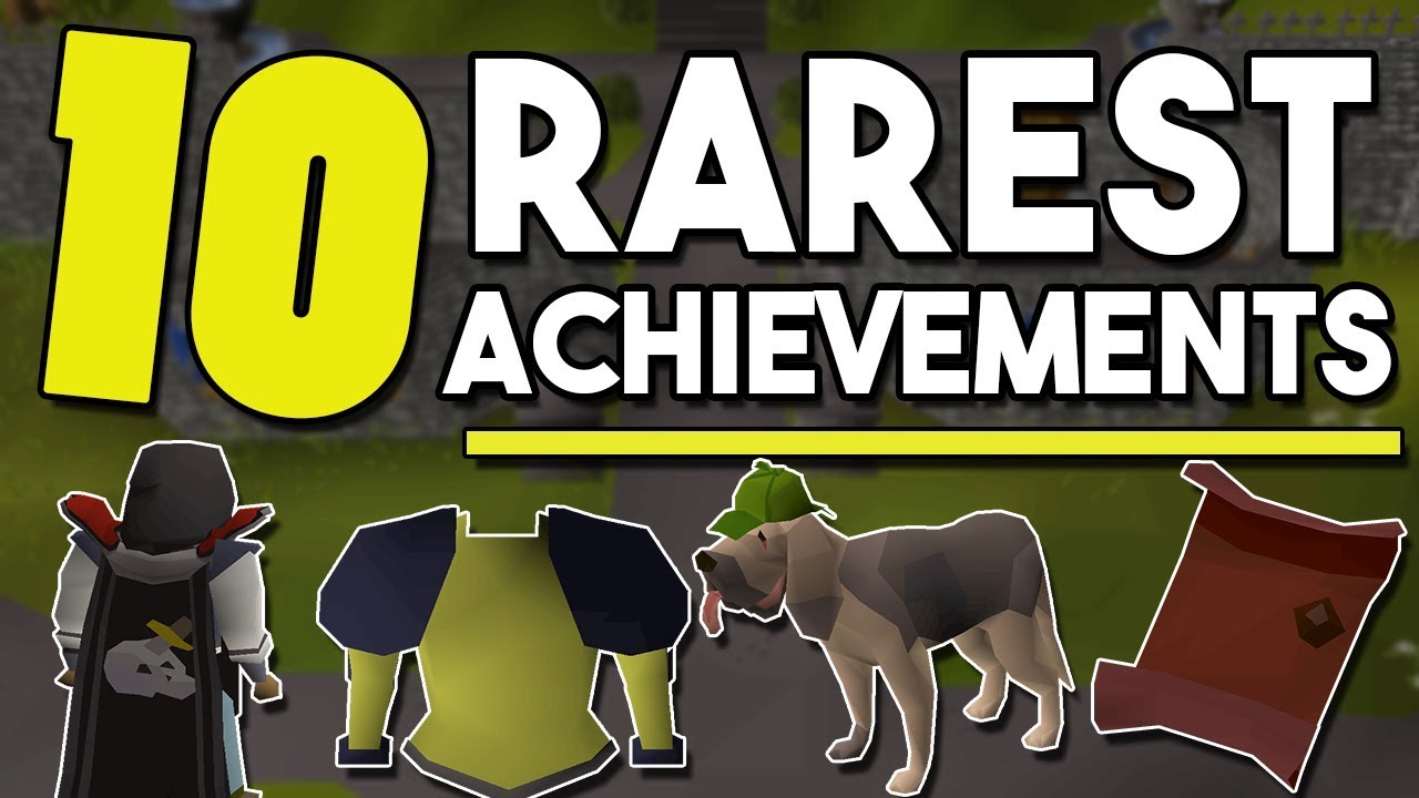 Top 10 of the Rarest Achievements in Oldschool Runescape! You May Never See These Items! - [OSRS]