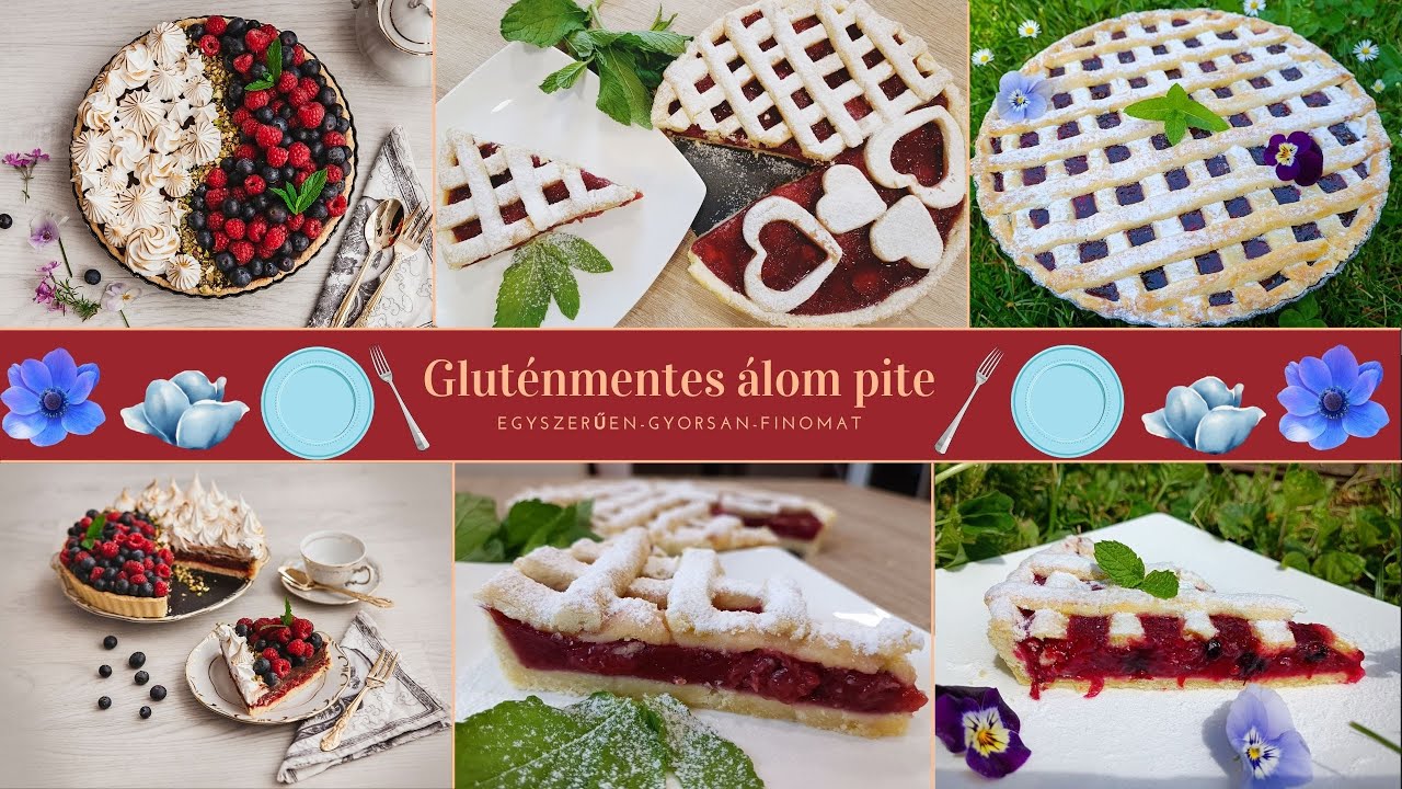 Glutén- és tejmentes pite 🔴🍓🥧🥮❤️ | gluten and milk-free pie 🔴🍓🥧🥮❤️
