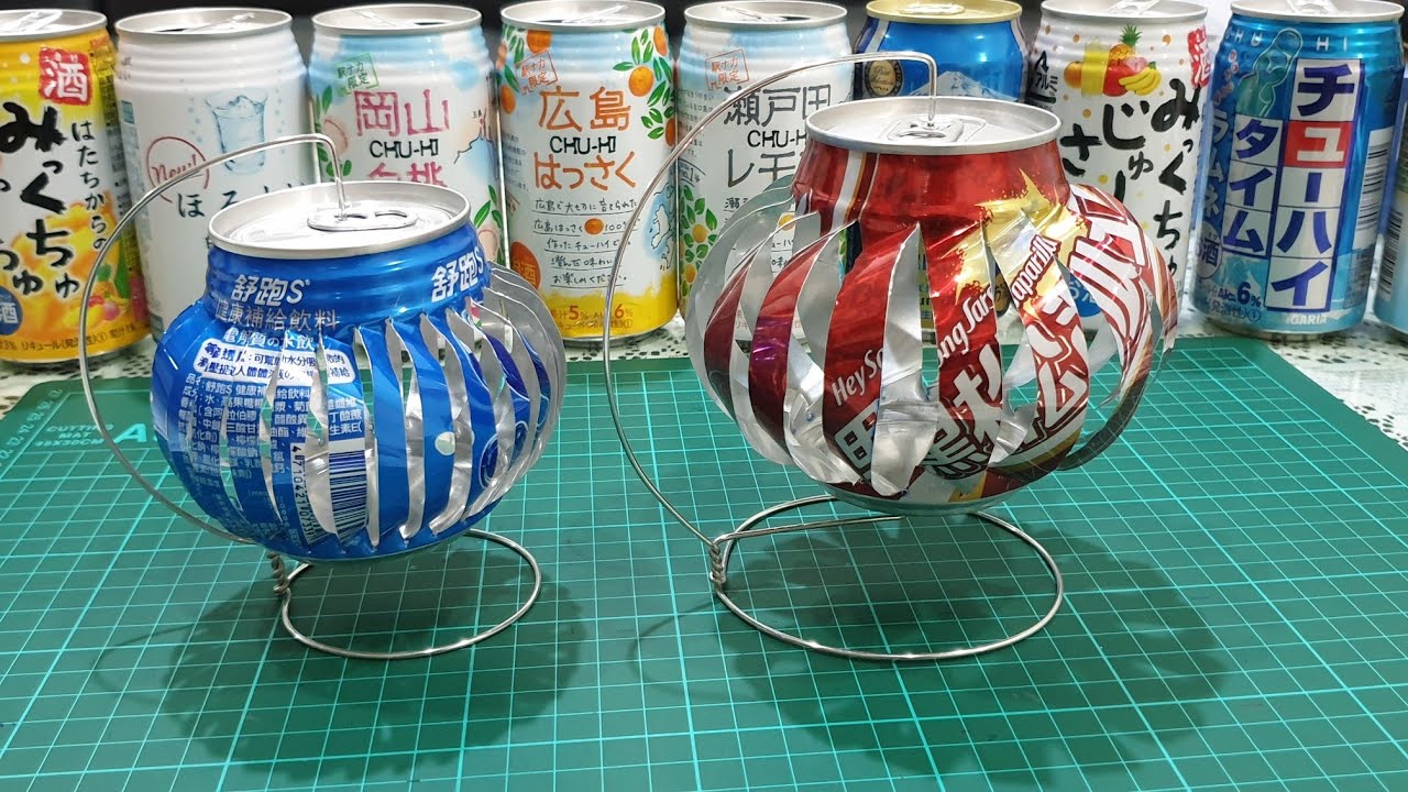 DIY鋁罐風車製作 ，アルミ缶風車の作り方