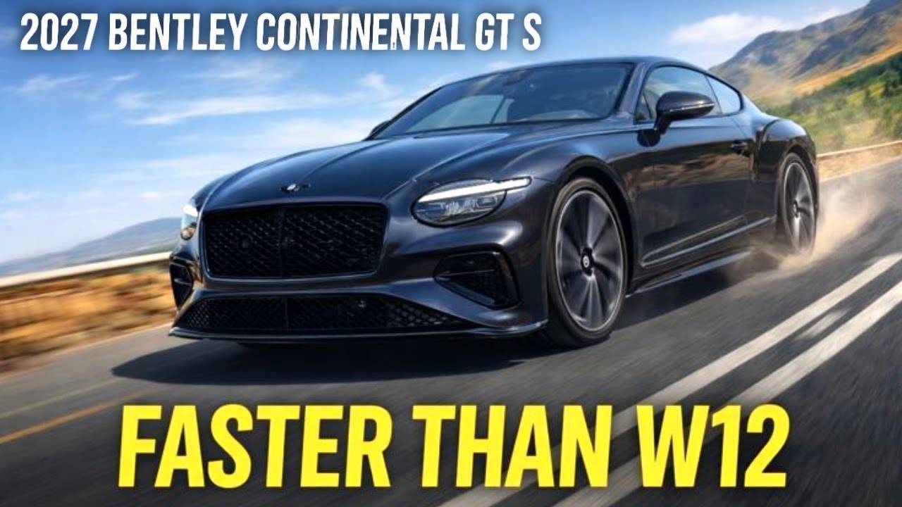 Представлены Bentley Continental GT S и GTC S 2027 года с гибридной силовой установкой мощностью ...