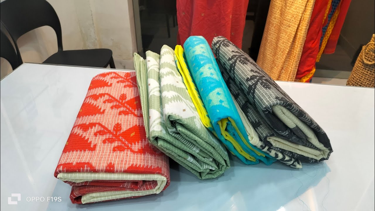 Bengal Cotton Dhakai Jamdani Saree
