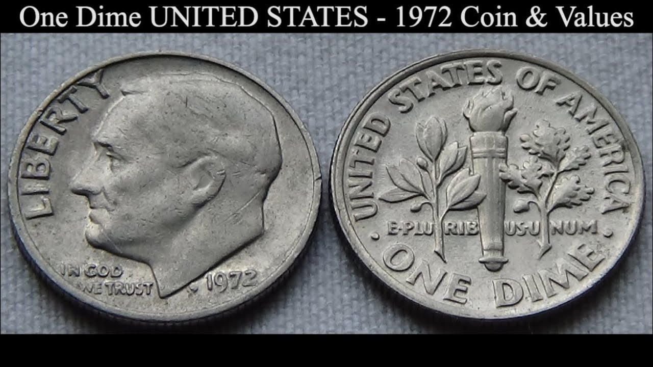One Dime UNITED STATES - 1972  Coin & Values
