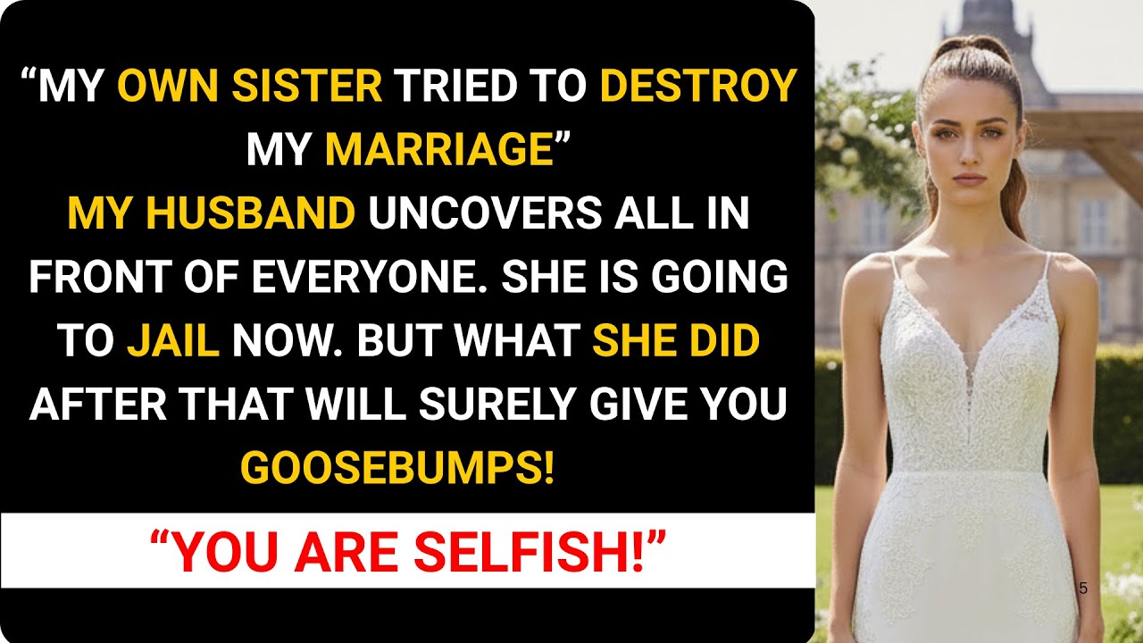 My Sister BETRAYED Me at My Wedding! Her SHOCKING Secret EXPOSED in Heart-Wrenching Drama!