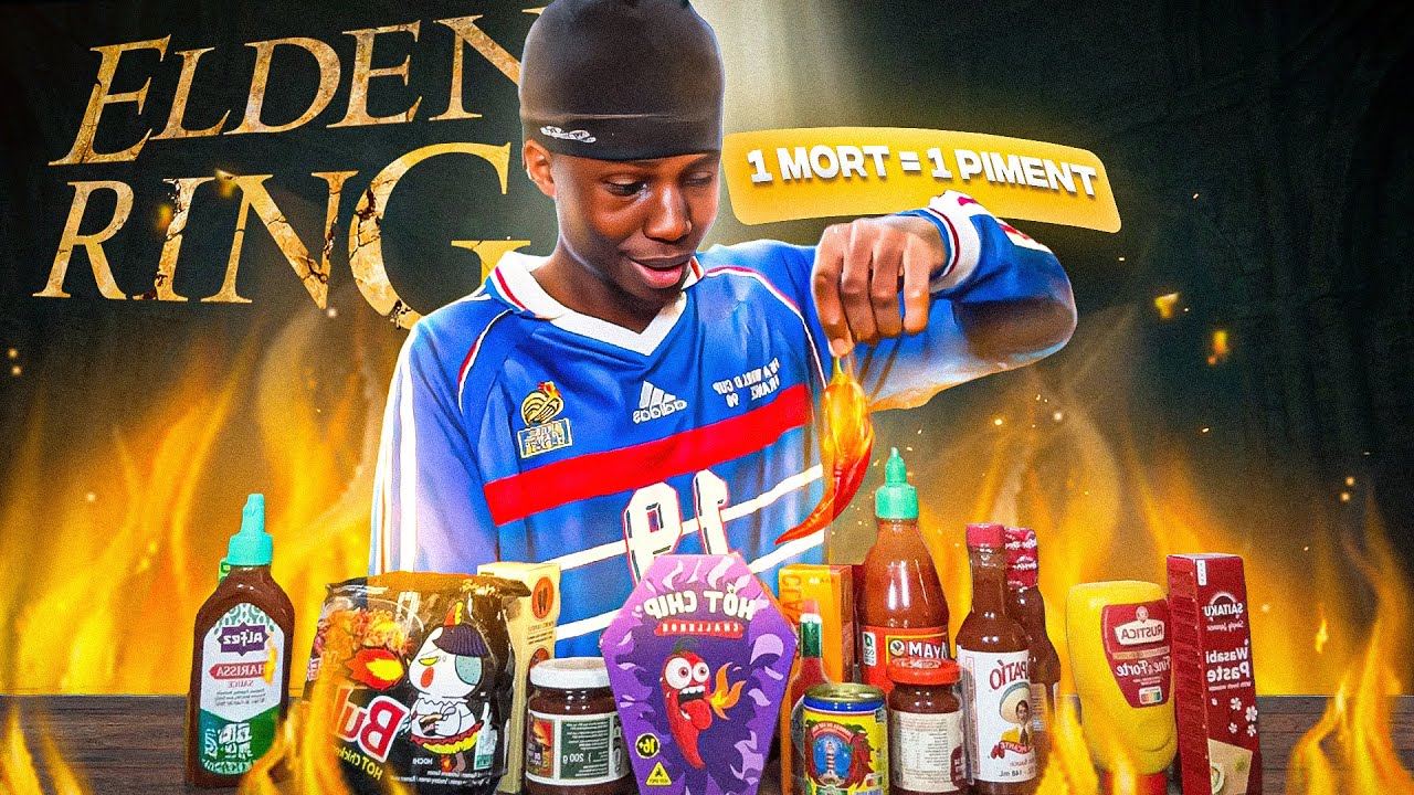 1 MORT = 1 PIMENT SUR ELDEN RING 🌶️ (Je mange la chips la plus piquante)
