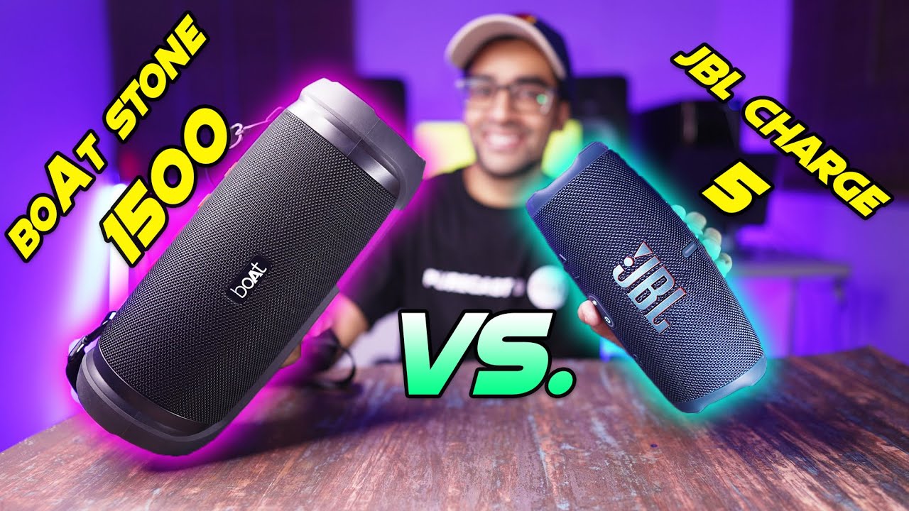 boAt Stone 1500 vs JBL Charge 5:ULTIMATE COMPARISON in ENGLISH [with SOUND TEST]