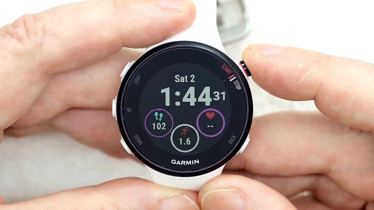 Garmin Forerunner 45s — полный обзор и демонстрация